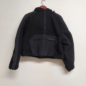 NWT Nike Air Jordan Cozy Women’s Sz Medium Fleece Hoodie Black DJ2725-010